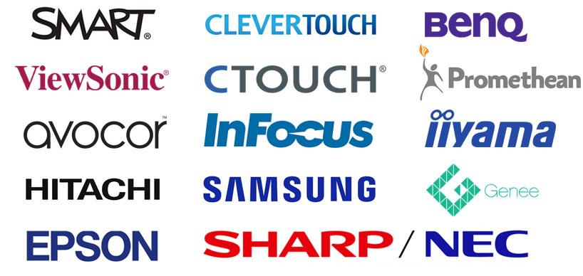 Audio-visual brands that we work with