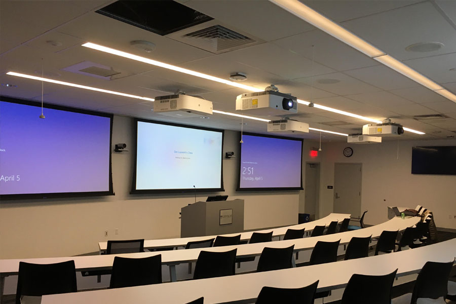 University smartboard installation